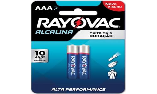 RayoVac Pilhas Alcalinas AAA2 Palito